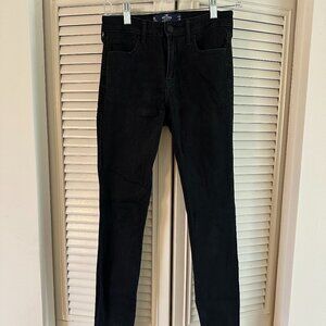 Hollister Co. mid-rise super skinny black jean
